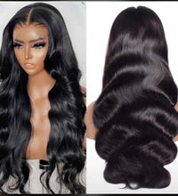 13x4 Body Wave Lace Frontal Wigs Human Hair HD Transparent Human Hair 200% density 30 inch