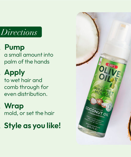 Olive Oil Wrap Set Hair Mousse