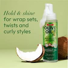 Olive Oil Wrap Set Hair Mousse