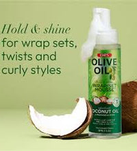 Olive Oil Wrap Set Hair Mousse