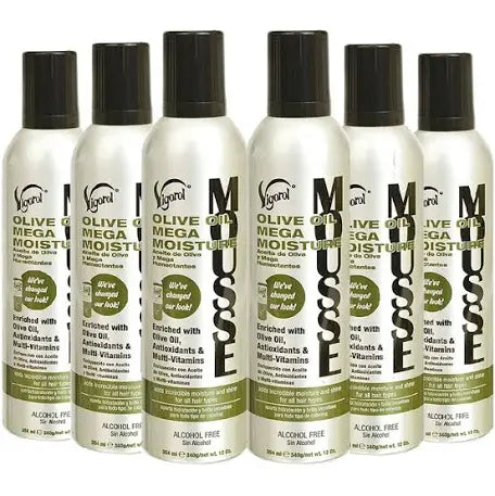 Vigorol Curls Mousse - Super Hold 12 oz ( 12 packs)