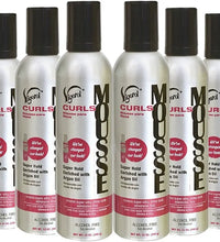 Vigorol Curls Mousse - Super Hold 12 oz ( 12 packs)