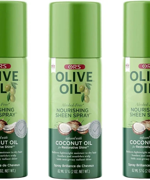 ORS Olive Oil Nourishing Sheen Spray for Restorative Shine (10 oz)