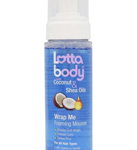 Lottabody Wrap Me Foaming Mousse with Coconut Shea Oil, 7 Oz.