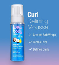 Lottabody Wrap Me Foaming Mousse with Coconut Shea Oil, 7 Oz.