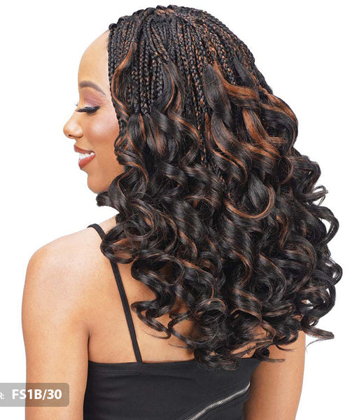 Zury Sis Pre-Stretched Crochet Braid - FRENCH CURL BRAID 24" 10X