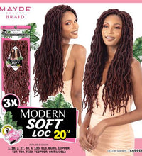 Mayde Beauty Crochet Braid 3X MODERN SOFT LOC 20"